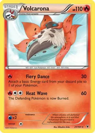 Volcarona (21/101) [Black & White: Noble Victories] Pokémon
