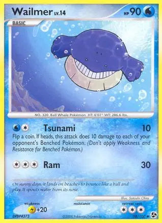 Wailmer (58/106) [Diamond & Pearl: Great Encounters] Pokémon