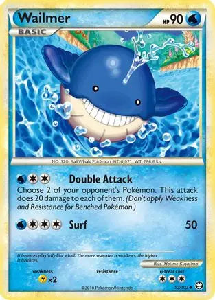 Wailmer (52/102) [HeartGold & SoulSilver: Triumphant] Pokémon
