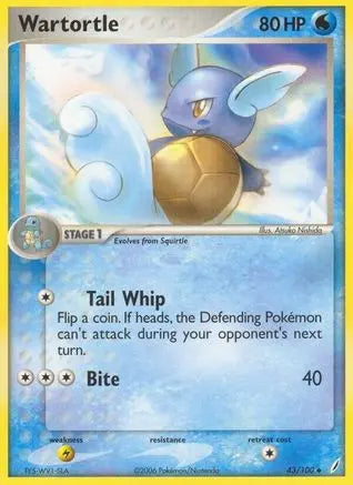 Wartortle (43/100) (Stamped) [EX: Crystal Guardians] Pokémon