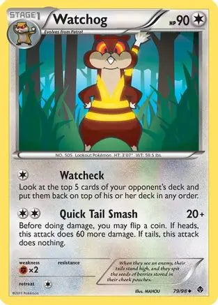 Watchog (79/98) [Black & White: Emerging Powers] Pokémon