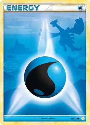 Water Energy (117/123) [HeartGold & SoulSilver: Base Set] Pokémon