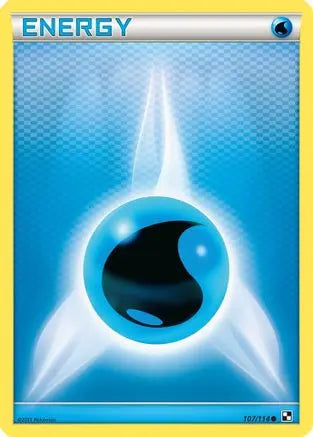 Water Energy (107/114) [Black & White: Base Set] Pokémon