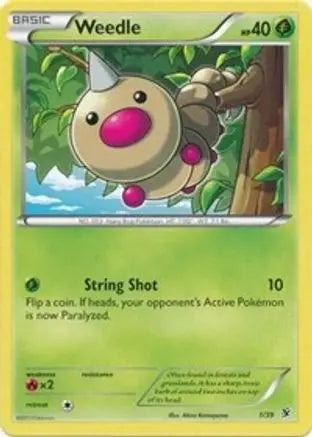 Weedle (1/39) [XY: Kalos Starter Set] Pokémon