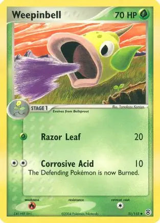 Weepinbell (51/112) [EX: FireRed & LeafGreen] Pokémon