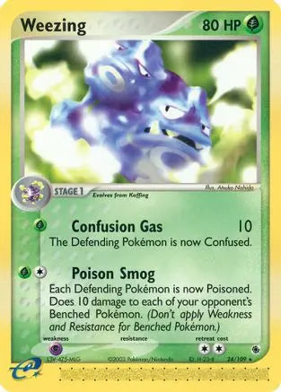 Weezing (24/109) [EX: Ruby & Sapphire] Pokémon
