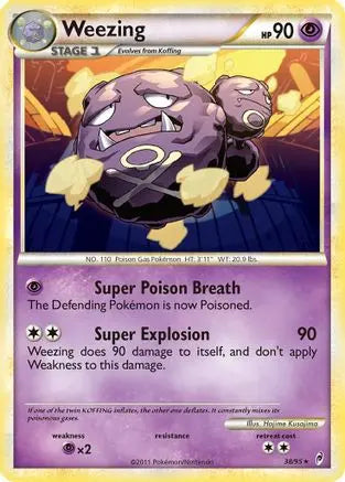 Weezing (38/95) [HeartGold & SoulSilver: Call of Legends] Pokémon