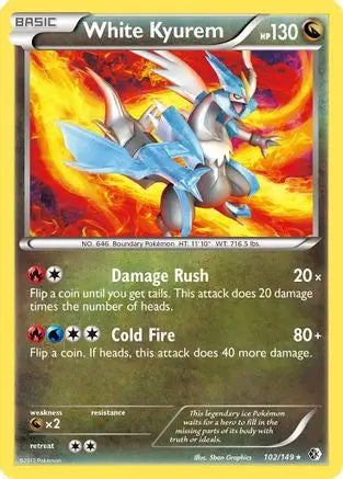 White Kyurem (102/149) [Black & White: Boundaries Crossed] Pokémon