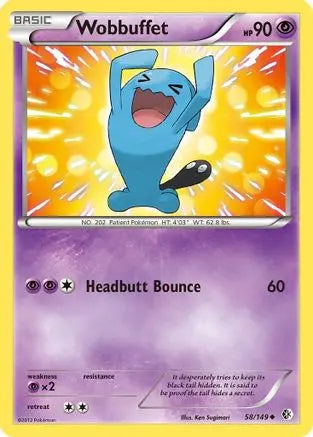 Wobbuffet (58/149) [Black & White: Boundaries Crossed] Pokémon