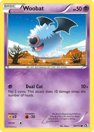 Woobat (64/113) [Black & White: Legendary Treasures] Pokémon