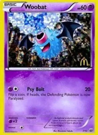 Woobat (7/12) [McDonald's Promos: 2012 Collection] Pokémon