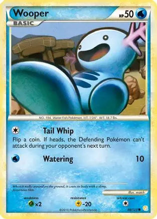 Wooper (88/123) [HeartGold & SoulSilver: Base Set] Pokémon