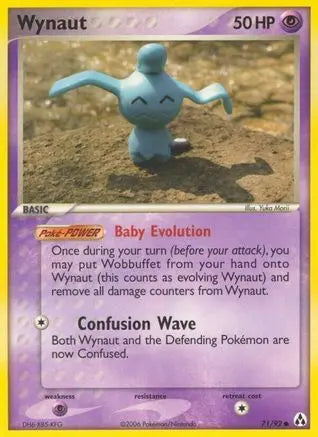 Wynaut (71/92) (Stamped) [EX: Legend Maker] Pokémon