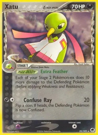 Xatu (25/101) (Delta Species) (Stamped) [EX: Dragon Frontiers] Pokémon
