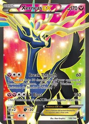 Xerneas EX (146/146) [XY: Base Set] Pokémon