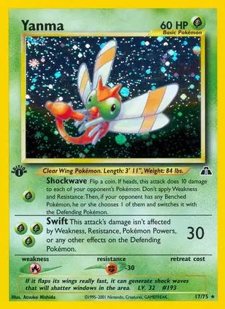 Yanma (17/75) [Neo Discovery Unlimited] Pokémon
