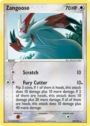 Zangoose (34/110) [EX: Holon Phantoms] Pokémon