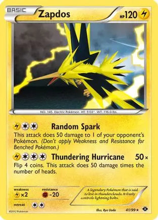 Zapdos (41/99) [Black & White: Next Destinies] Pokémon