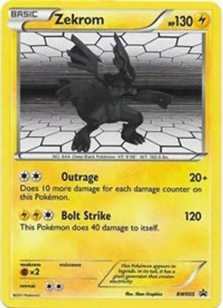 Zekrom (BW005) [Black & White: Black Star Promos] Pokémon