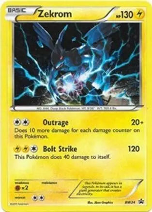 Zekrom (BW24) [Black & White: Black Star Promos] Pokémon