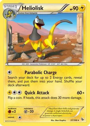 Heliolisk (37/106) [XY: Flashfire] Pokémon