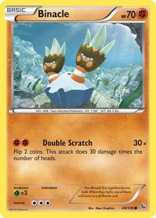 Binacle (48/106) [XY: Flashfire] Pokémon