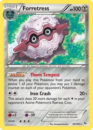 Forretress (60/106) [XY: Flashfire] Pokémon