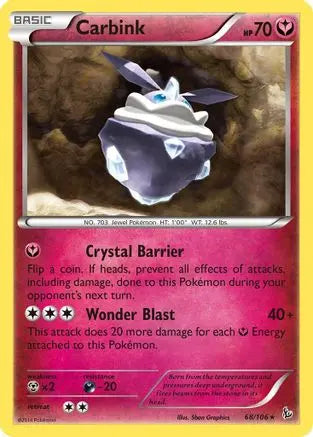 Carbink (68/106) [XY: Flashfire] Pokémon