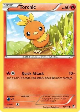 Torchic (12/111) [XY: Furious Fists] Pokémon