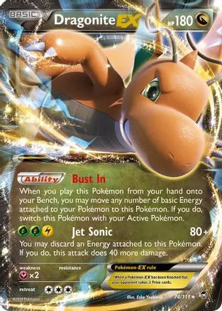 Dragonite EX (74/111) [XY: Furious Fists] Pokémon