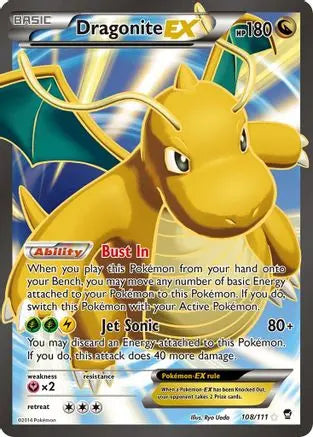 Dragonite EX (108/111) [XY: Furious Fists] Pokémon