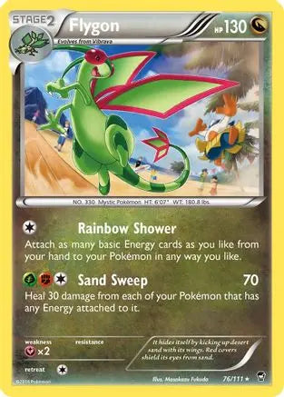 Flygon (76/111) [XY: Furious Fists] Pokémon