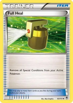 Full Heal (93/111) [XY: Furious Fists] Pokémon