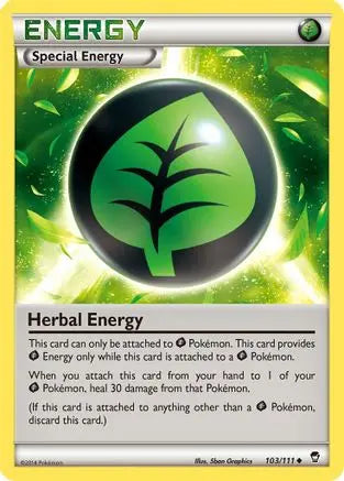 Herbal Energy (103/111) [XY: Furious Fists] Pokémon