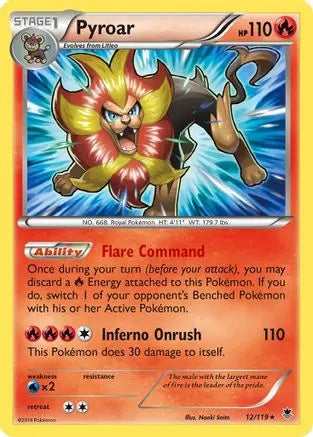 Pyroar (12/119) [XY: Phantom Forces] Pokémon