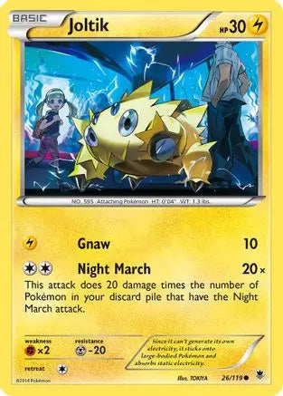 Joltik (26/119) [XY: Phantom Forces] Pokémon