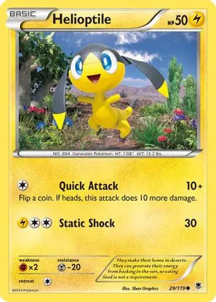 Helioptile (29/119) [XY: Phantom Forces] Pokémon