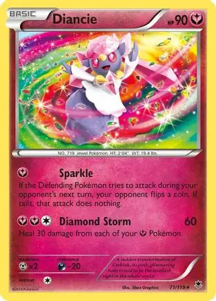 Diancie (71/119) [XY: Phantom Forces] Pokémon