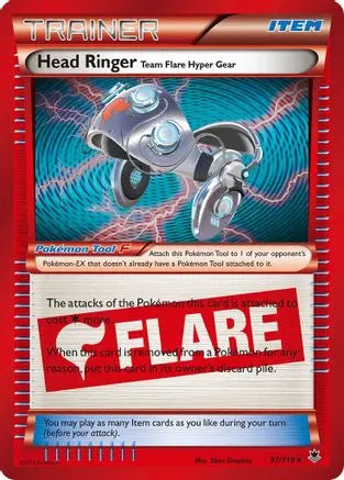 Head Ringer Team Flare Hyper Gear (97/119) [XY: Phantom Forces] Pokémon