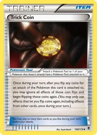 Trick Coin (108/119) [XY: Phantom Forces] Pokémon
