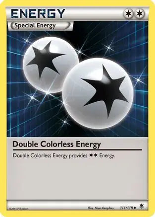 Double Colorless Energy (111/119) [XY: Phantom Forces] Pokémon