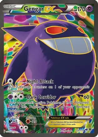 Gengar EX (114/119) [XY: Phantom Forces] Pokémon