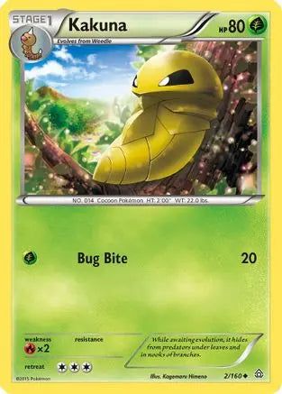 Kakuna (2/160) [XY: Primal Clash] Pokémon
