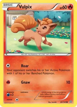 Vulpix (20/160) [XY: Primal Clash] Pokémon
