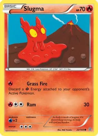 Slugma (22/160) [XY: Primal Clash] Pokémon