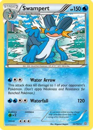 Swampert (35/160) [XY: Primal Clash] Pokémon