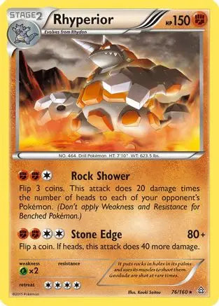 Rhyperior (76/160) [XY: Primal Clash] Pokémon