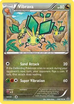 Vibrava (109/160) [XY: Primal Clash] Pokémon
