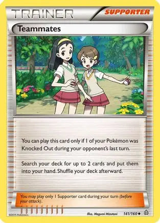 Teammates (141/160) [XY: Primal Clash] Pokémon