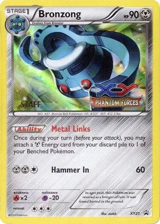 Bronzong (XY21) (Staff) [XY: Black Star Promos] Pokémon